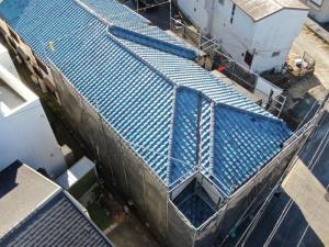 K様・M様邸　瓦棟取り直し・野地板交換・防水紙工事
